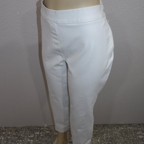 SPANX White Ankle Cropped Pants - Picture 7 of 10
